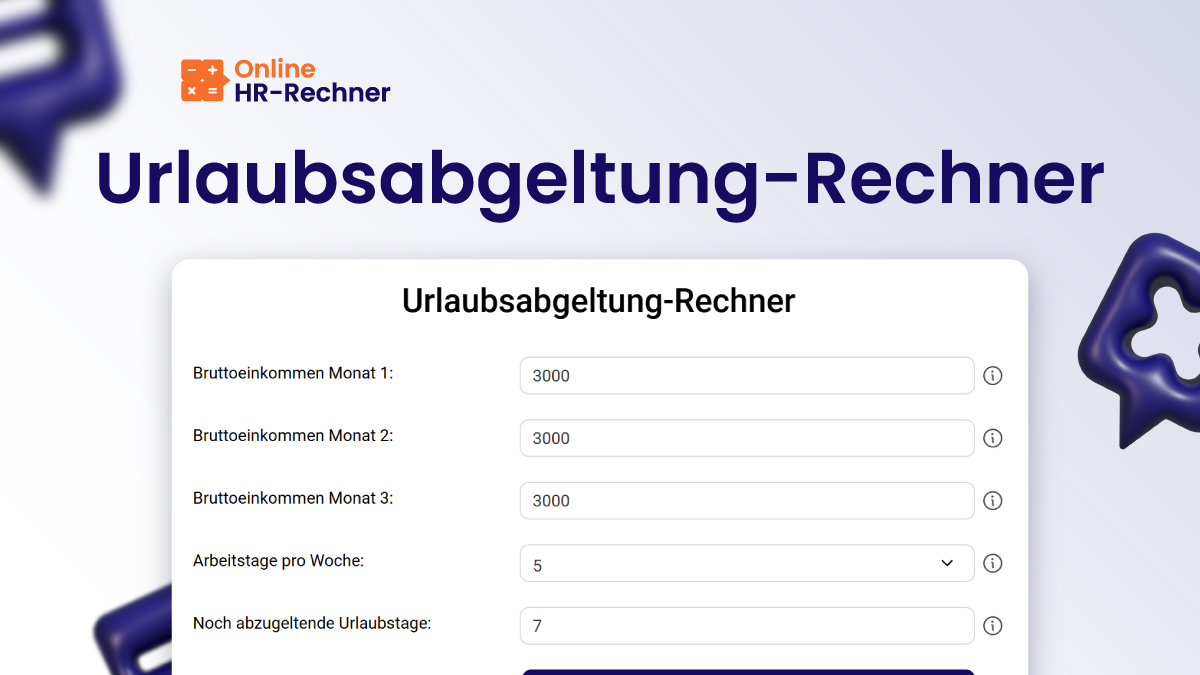 Urlaubsabgeltung-Rechner